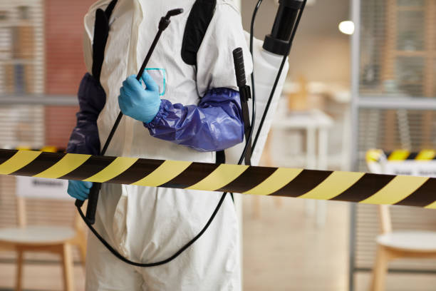 Professional Biohazard Cleanup technician working in Sparks, TX